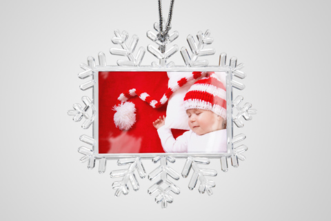 Photo Snowflake Ornament