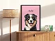 framed pet portrait small thumbnail