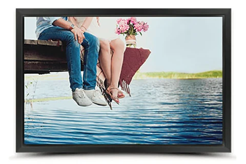 canvas print with black frame